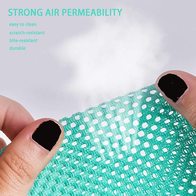 6 Pieces Cat Bathing/Grooming Bag, Adjustable Cat Shower Net Bag and Pet Nail Clippers, Nail File, Grooming Gloves, Tick Tool，Pet Dog and Cat Nail Trimming Check.