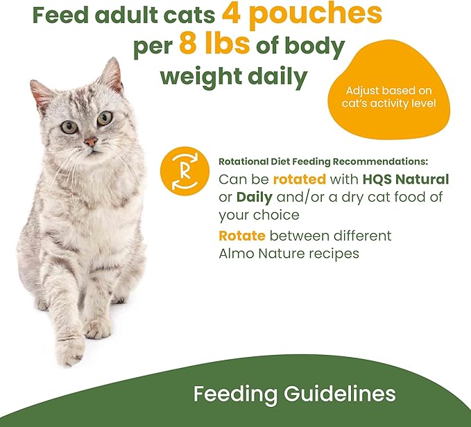 Almo Nature HQS La Cucina Wet Cat Food Pouch Chicken Dinner with Apple in jelly 1.94 oz (Pack of 12)