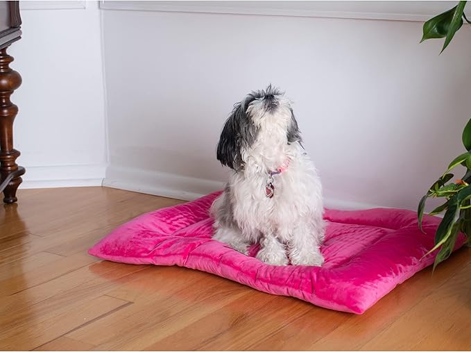 Armarkat Pet Bed Mat 27-Inch by 19-Inch by 2.5-Inch M01-Medium, Pink