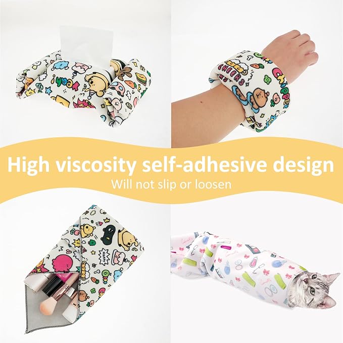 3PCS Cat Grooming Wrap, Self Adherent Cloth Cat Wrap for Cutting Nails, Cat Swaddle Wrap for Cleaning Ear Brushing Teeth, Multifunctional Cat Restraints Bag for Holding Cat to Non-Bite/Scratch/Runaway