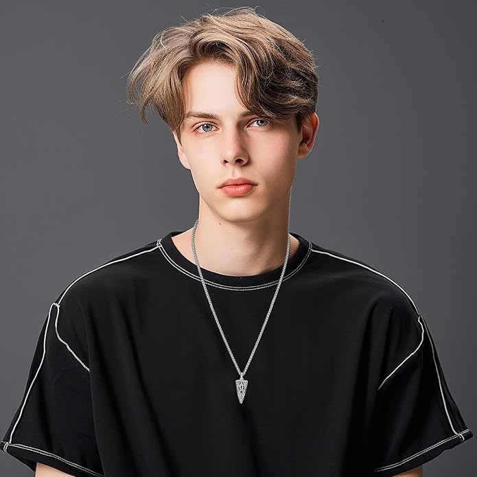 Aniu Cremation Jewelry for Ashes S925 Sterling Silver Urn Necklace Memorial Necklace for Human Ashes of Loved Ones Keepsake Pendant for Men Women