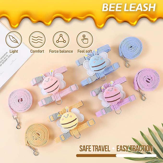 Cat Harness and Leash Set Escape Proof for Small Large Cats, Adjustable Cat Harnesses & Leashes for Walking, Lightweight Kitten Harness for Kittens