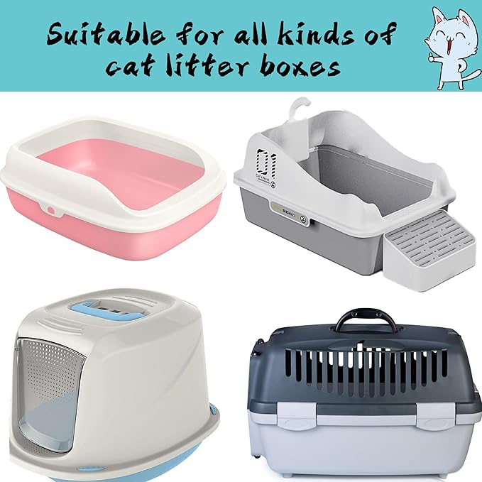 45 Count Waste Bags for Self-Cleaning Cat Litter Box, Replacement Extra Large Cat Litter Box Liners, Cat Waste Bags for Automatic Cleaning Cat Litter Boxes 6.2 x 2 Inches（3Packs/45 Counts）