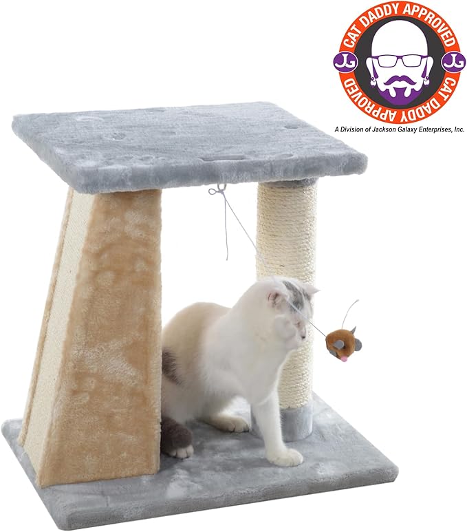 Aeromark Cat Scratcher,Silver Gray,20"(L) X14(W) X20(H),X2001