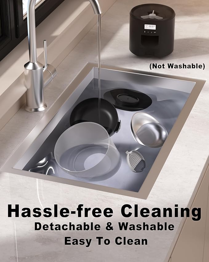 Automatic Cat Feeder Flexible Schedule Timer,6 Meals/Day,1-12 Portions/Meal,Dual Power Auto Feeder Dry Food Dispenser,10S Voice Record,for Cats & Small Dogs (Black,5.2L Stainless Steel Bowl)