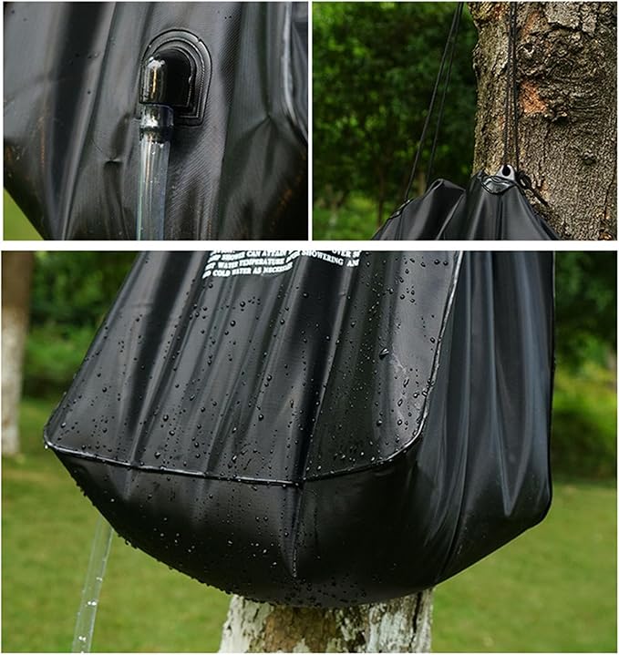 10 gallon/40L Portable Solar Shower Bag, Solar Heating Camping Shower Bag with Removable Hose, for Camping Gear, Surfing, Beach, Swimming, Outdoor Travel, Hiking, Genericozv8k1wgp9