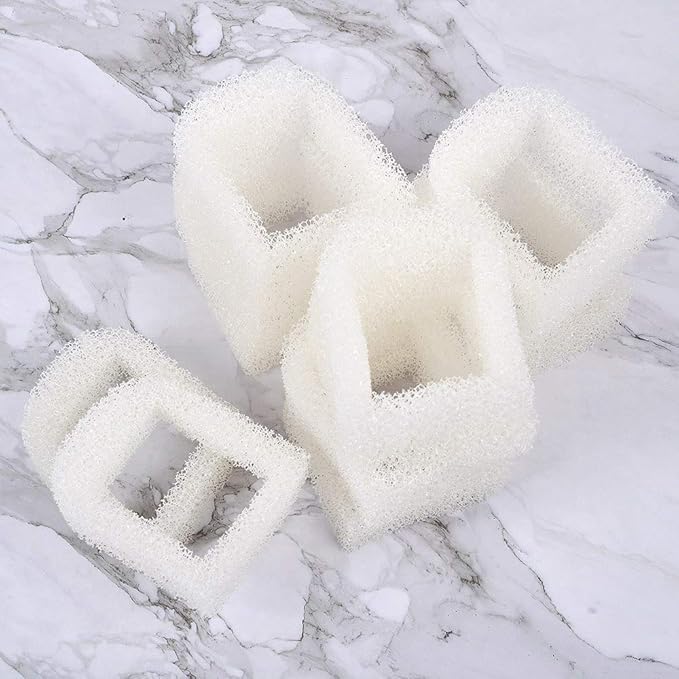 24PCS Cat Water Fountain Filters for Petsafe Water Fountain, for Drinkwell Pet Fountain Filters, Replacement Foam Filters for Drinkwell 360 Pet Fountain Seaside Pagoda 1/2 Gallon Fountains