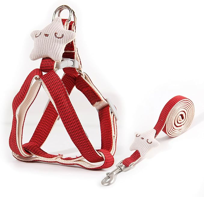 Cat Harness and Leash Set Escape Proof for Small Large Cats, Adjustable Cat Harnesses & Leashes for Walking, Lightweight Kitten Harness for Kittens