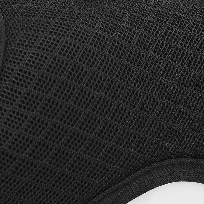 Cat Harness and Leash for Walking Escape Proof Breathable Mesh Fabric, Solid Black, XX-Large, Adjustable Cat Walking Jackets, Padded Stylish Cat Vest