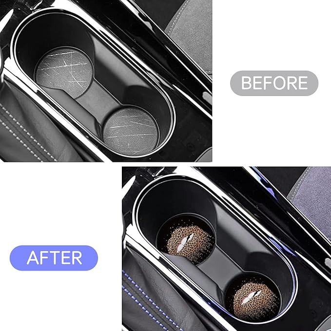 2.75" Car Coasters Car Cup Holder Coaster Car Interior Accessories Cup Holder Insert Coaster Silicone Anti Slip Cup Mat for 2.75" Car Cup Holder (Kiss)