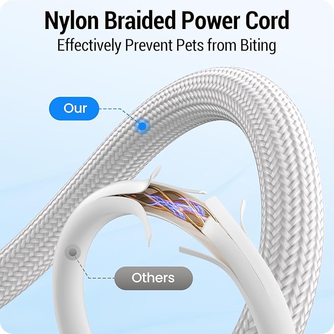 5G WiFi Automatic Cat Feeder with Wall Hook: Automatic Dog Feeder with 7L Large Food Storage Container, Cat Food Dispenser with Alexa for Multiple Pets, Detachable for Easy Clean -29 Cup