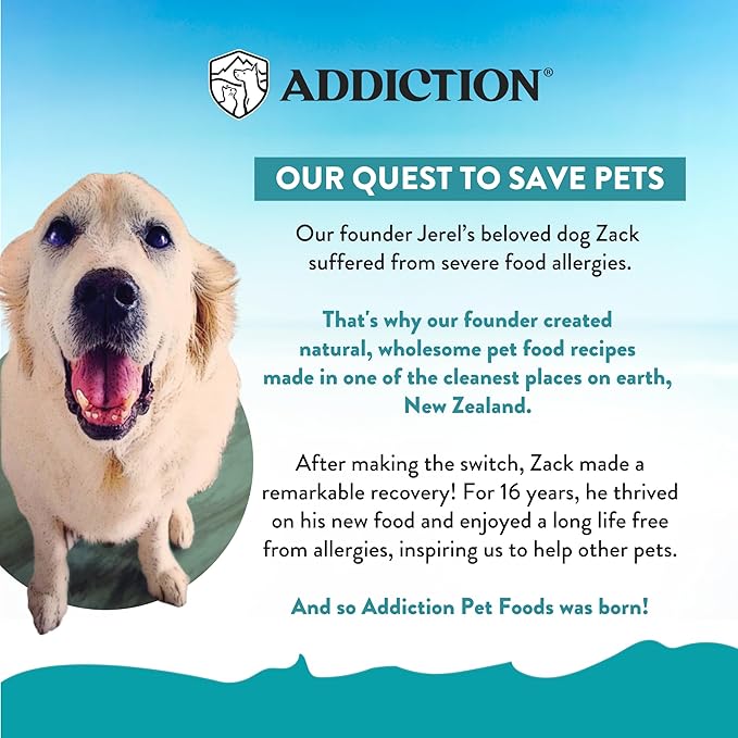 Addiction Salmon Bleu – Premium New Zealand King Salmon Recipe – Skin, Coat & Cognitive Health - Complete & Balanced - Omega-3 Rich - Grain-Free Dry Cat Food for All Life Stages – 4lbs