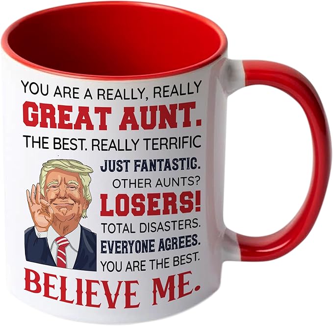 Aunt Gifts - BAE Mug from Niece Nephew - Great Auntie Gift for Mothers Day Birthday Christmas Anniversary - Aunt Ceramic Mug 11oz