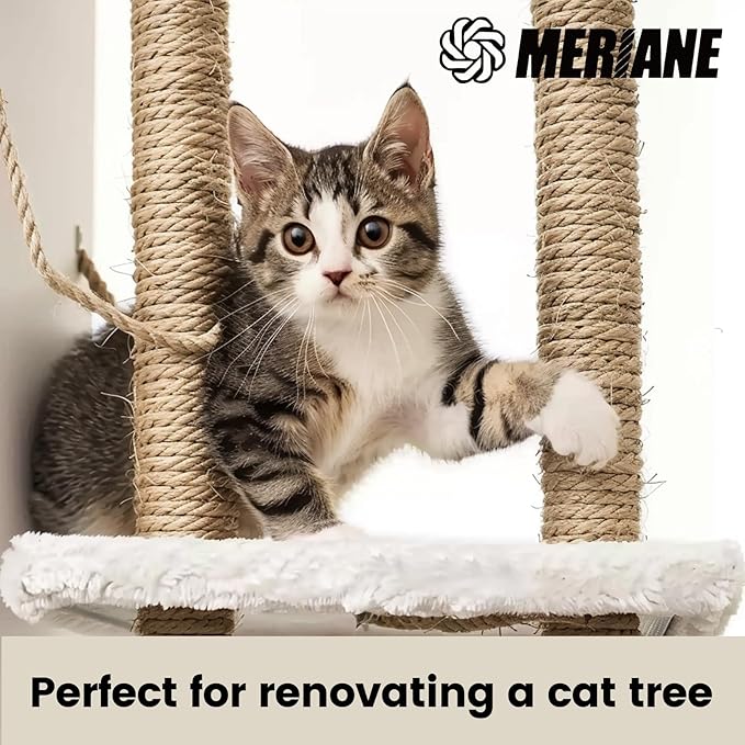 4mm Nature Jute Twine, 328 Feet Jute Rope for Cat Scratching Post DIY Arts Crafts Gardening Bundling Home Decor