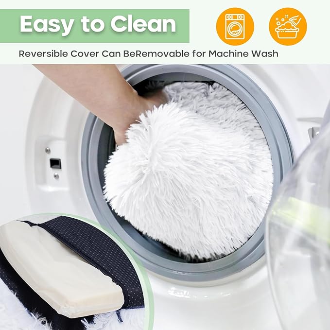 Cat Window Perch, Large Cats Window Hammock Bed Metal Shelf Perch Seat with Thermal Blankets & 6 Strong Suction Cups as Cat Wall Furniture Tree Accessories for Inside Sunbathing Napping Overlooking