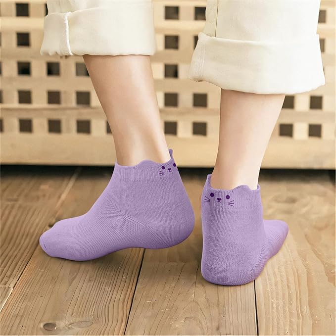 AGRIMONY Women's Cat Socks Cute Animal Socks Dog Valentines Easter Fun Gifts for Women