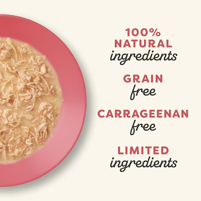 Applaws Natural Wet Cat Food in Gravy, Limited Ingredient Wet Cat Food Pouches, No Additives, Made with Natural Ingredients, Chicken Breast & Duck in Gravy (12 x 2.47oz Pouches)