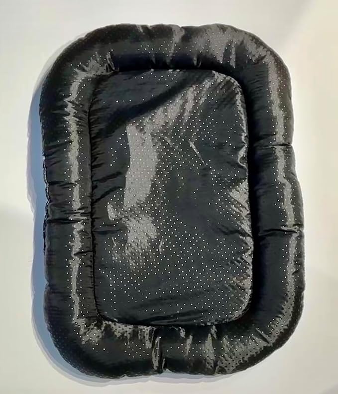 Pet Cooling Mat for Cats and Small Dogs, Self Cooling Fabric, Lightweight, Soft and Comfortable, Leak-Proof, Non Gel, Washable, Cozy Sleeping mat, Indoor/Outdoor (Blue, Large)