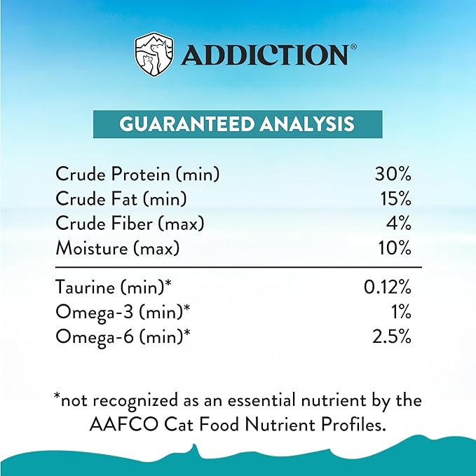 Addiction Salmon Bleu – Premium New Zealand King Salmon Recipe – Skin, Coat & Cognitive Health - Complete & Balanced - Omega-3 Rich - Grain-Free Dry Cat Food for All Life Stages – 4lbs (2 Packs)