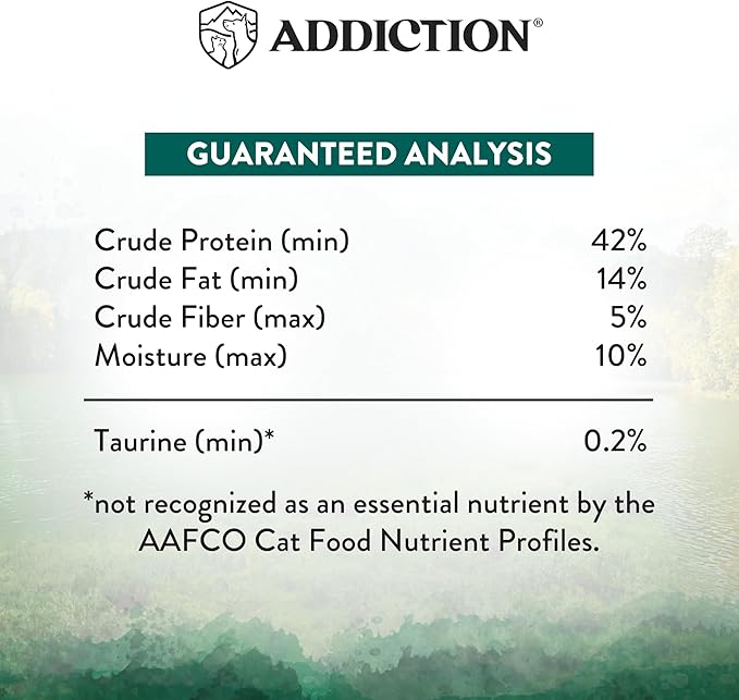 Addiction Wild Islands Island Bird Dry Cat Food, Premium Duck, Turkey & Chicken Recipe with High-Protein & Grain-Free Formula for Feline Health - 4lbs