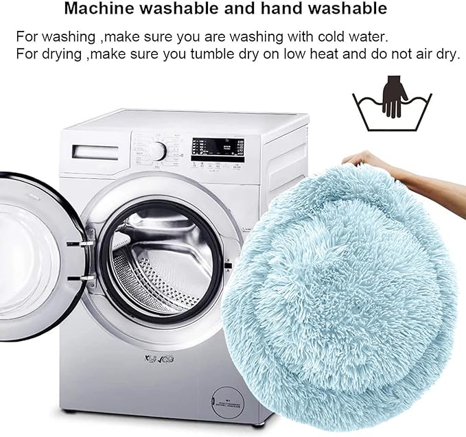 Nisrada Cat Beds for Indoor Cats,24 Inch Dog Bed for Small Melium Large Dogs, Washable-Round Pet Bed for Puppy and Kitten with Slip-Resistant Bottom