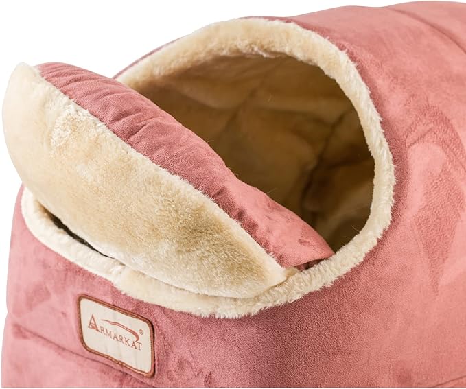 Armarkat Indian Red Cat Bed Size, 18-Inch by 14-Inch