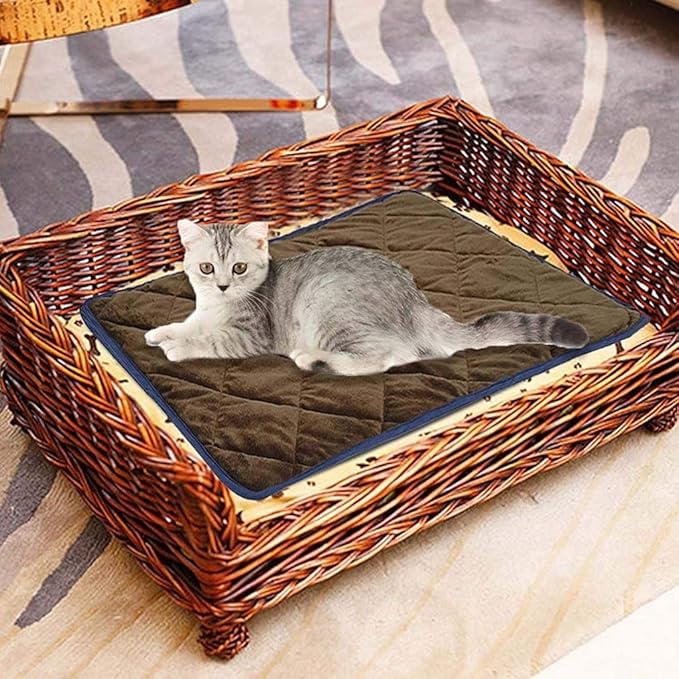 Non-Electric Pet Warming Pad, Pets Cat Bed Pet Blanket Thermal Cat and Dog Warming Bed Mat for Pets Cats Dogs and Kittens for Outdoor Indoor