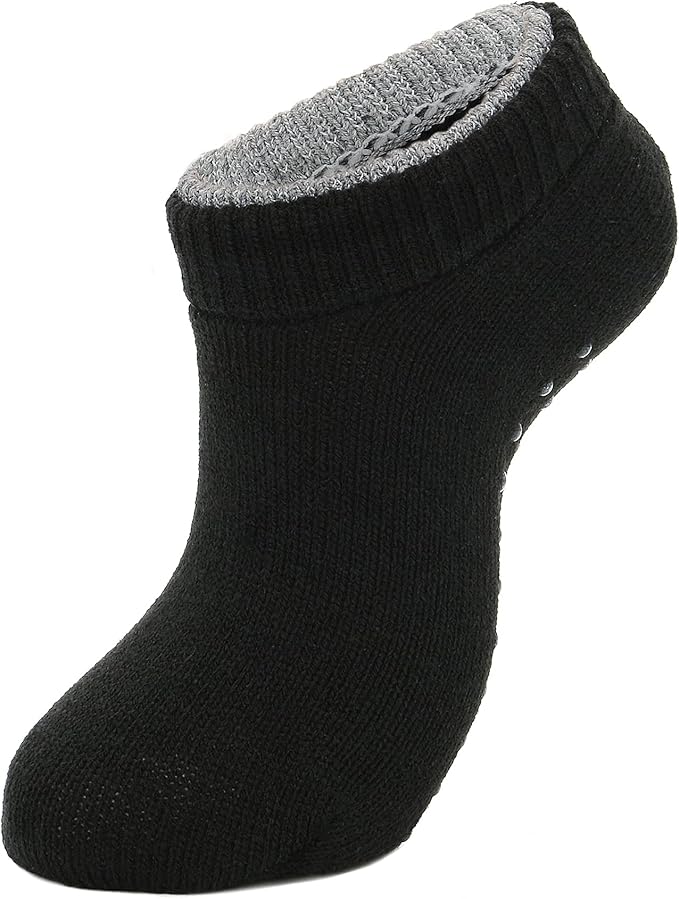 American Trends Fuzzy Socks for Women with Grippers Non Slip Christmas Socks