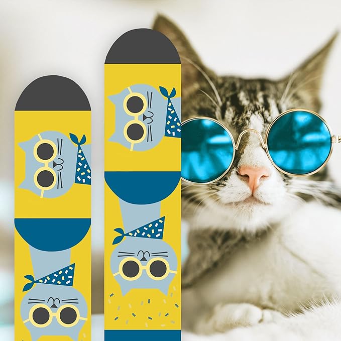 AGRIMONY Funny Cat Dog Socks for Women Teen Girls-Animal Novelty Cute Socks-Mothers Day Cat Dog Mom Gifts Stocking Stuffers