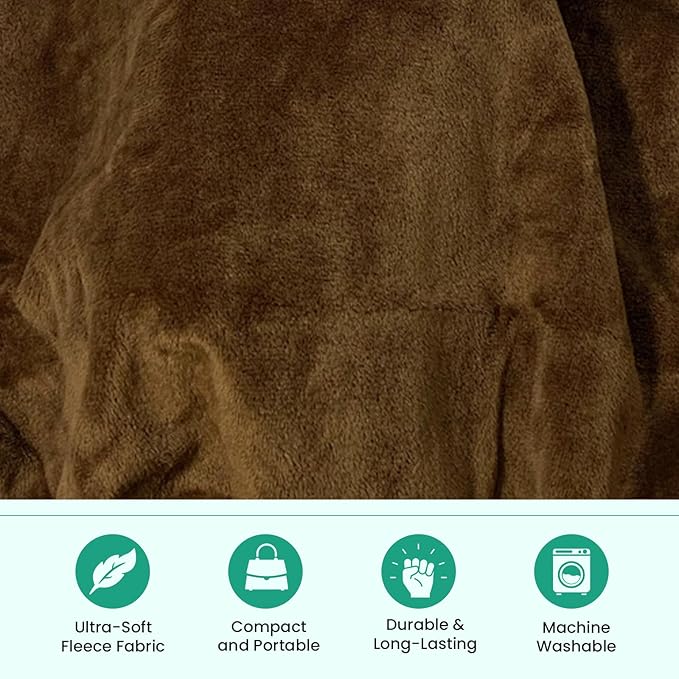 Baby Security Blanket - 18" Tall Soft Fleece Baby Blanky for Boys & Girls – Baby Soothing Blanket with Plush Stuffed Animal - Monkey