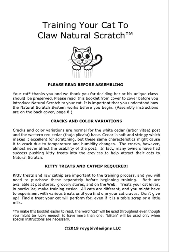 Cat Scratching Post (Cork, 32" Height)