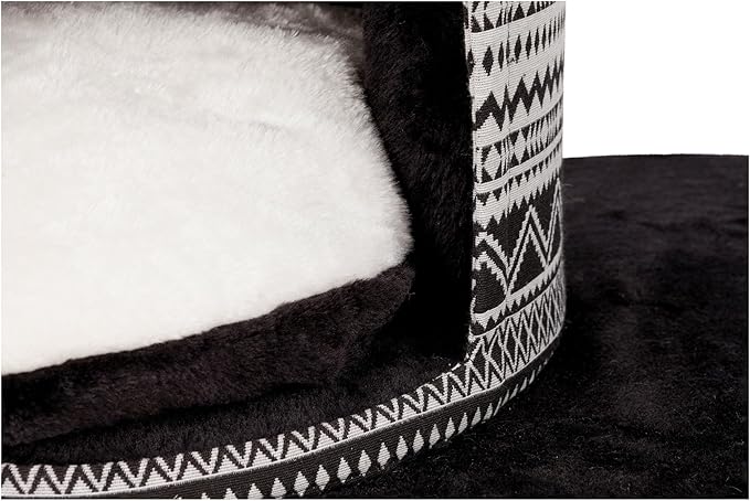 TRIXIE Giada Cat Tower Scratching Post, Condo with Removable Cushion, Hammock, Top Platform Bed 28.66 LBS