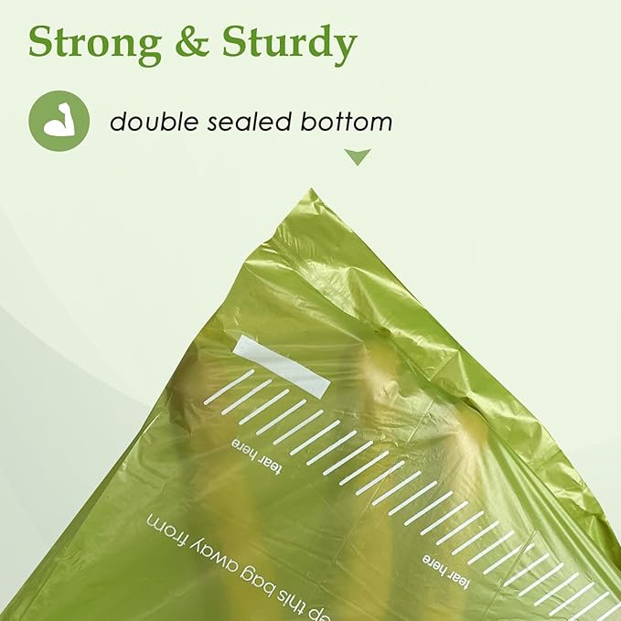 720 Count Unscented 13” x 9” Dog Waste Bags Rolls, Leakproof Strong & Sturdy Bags for Dogs, Doggie Bags Cats Litter Bags,Trash Bags for Doggy Pets