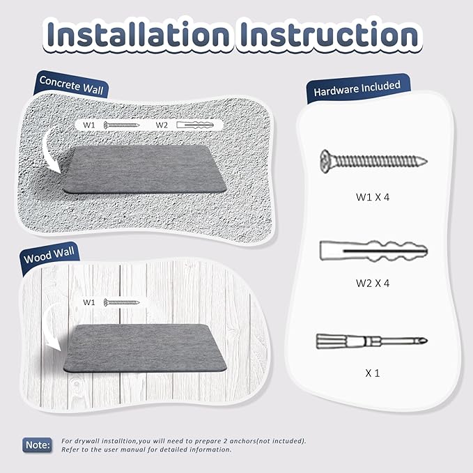 Cat Wall Shelves Climber Cat Shelf for Wall Cat Climbing Wall Mounted Cat Furniture 2 Set Cat Stairs Cat Steps Cat Ladder