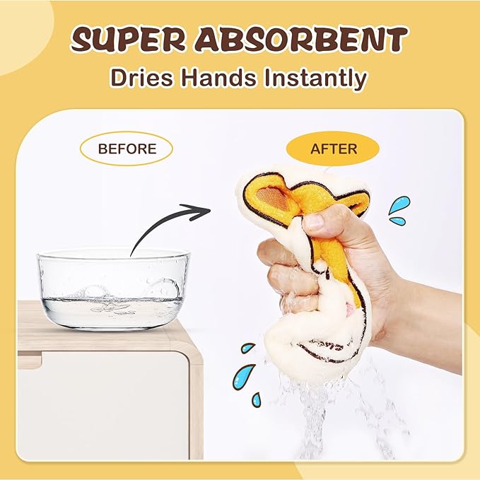 2 Pack Hand Towels Set for Bathroom: Gifts for Her Cat Lovers Cute Cat Raccoon Pattern Kitchen Towels Drying Your Hands Pads - Women Mom Wife Sister Friend Coworker Gifts (2,Koala)