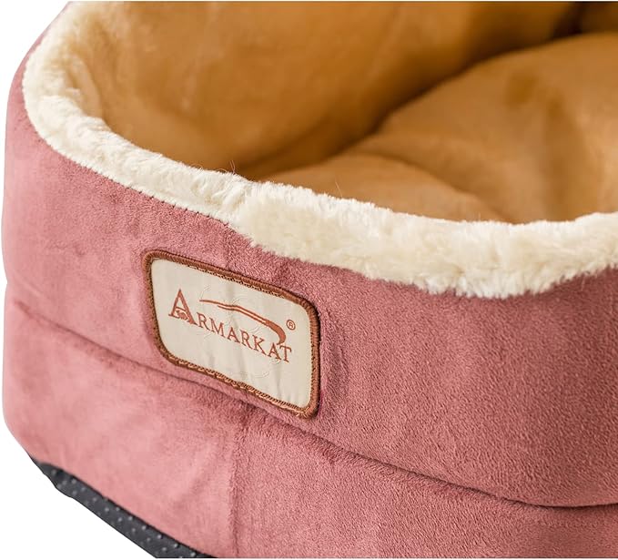 Armarkat Indian Red Cat Bed Size, 18-Inch by 14-Inch