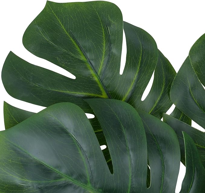 Cat Scratching Post 39.4 inch Tall Cat Tree for Indoor Cats Large Adult Cat Scratching Post with Sisal Rope,Cute Kitten Cat Scratcher in Monstera Plants