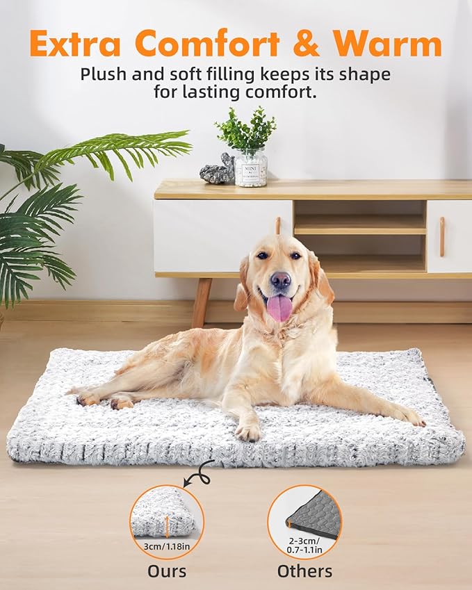 Self Warming Cat Bed 37 x 25.6 in - Cat Beds for Indoor Outdoor Cats and Dogs, Machine Washable Cat Heating Pad, 2 in Thickened Pet Heating Pad for Cats & Dogs, Double Side Premium Soft