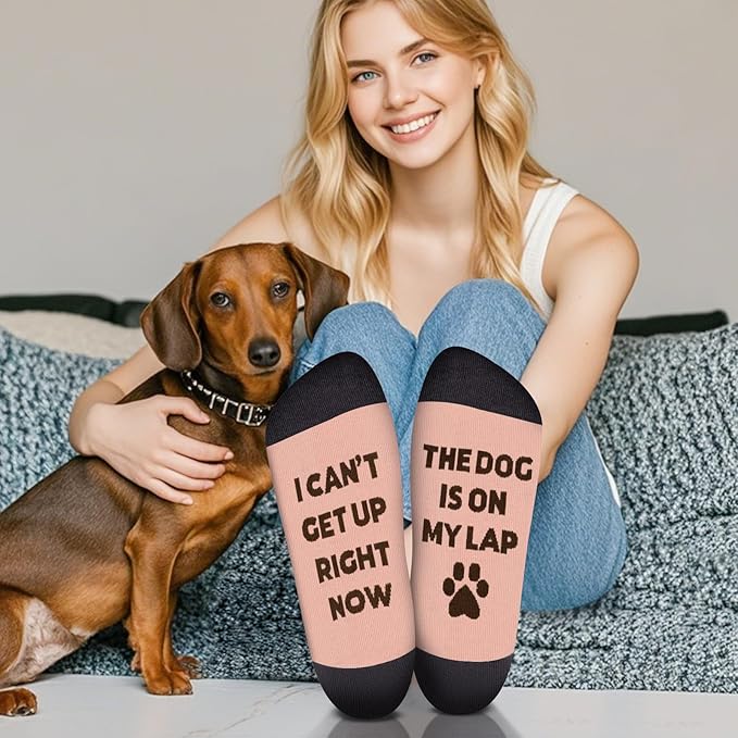 AGRIMONY Funny Cat Dog Socks for Women Teen Girls-Animal Novelty Cute Socks-Mothers Day Cat Dog Mom Gifts Stocking Stuffers