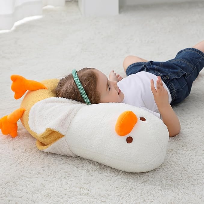 Banana Duck Plush, 19.7" Duck Stuffed Animal, Cute Banana Plushie Hugging Pillow Doll Toy Gift for Girls Boys Chrismas Decor