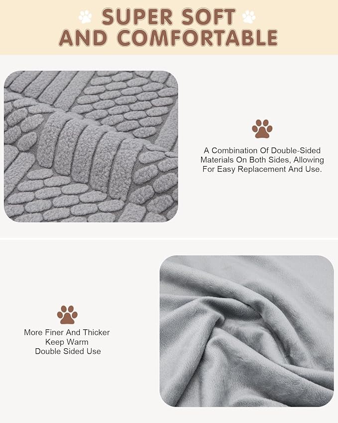 Pet Heating Pad for Dogs and Cats, Waterproof Dog Cat Heating Pad Indoor Heated Blanket Pet Cat Bed Pad with Detachable Cover, 9 Adjustable Temperature & Timer (Medium(18.0"L x 18.0"W x 0.6"Th))