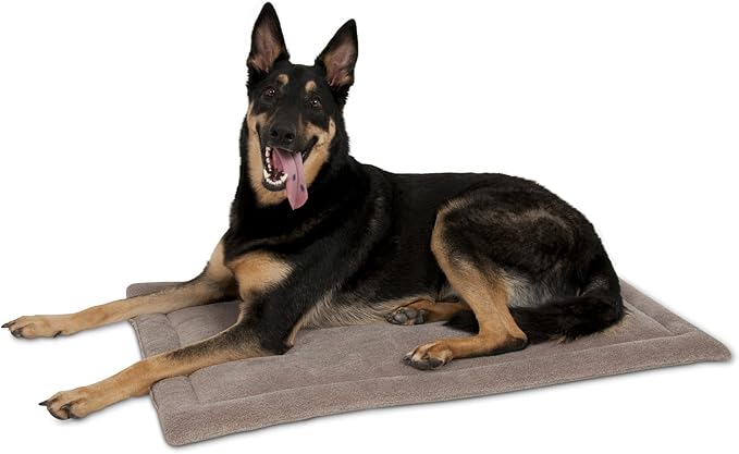 Petmate Rectangular Kennel Mat, Dark Gray, for 48" Crates