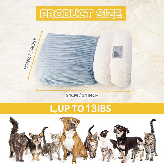 Cat Sleeping Bag,Cat Sleeping Bag for Indoor Cats,Sleeping Bag for Cats,Cozy Cat Sleeping Bag,Cat Sleeping Bag for Indoor Cats Large Adult,Cat Winter Sleeping Bag(Large/21 * 18")