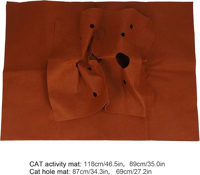 EVSTCAN Pet Playing Mat Cat Dog Breathable Activity Interactive Pad Bite Resistant Pad Toy