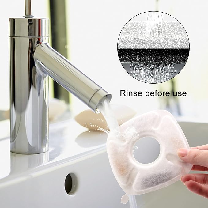 8/16Pcs Pet Fountain Filters Replacement Compatible with Veken 95Oz/2.8L Dog Water Fountain, Cat Water Fountain Filters (12 Carbon filters+12 Sponge filters)