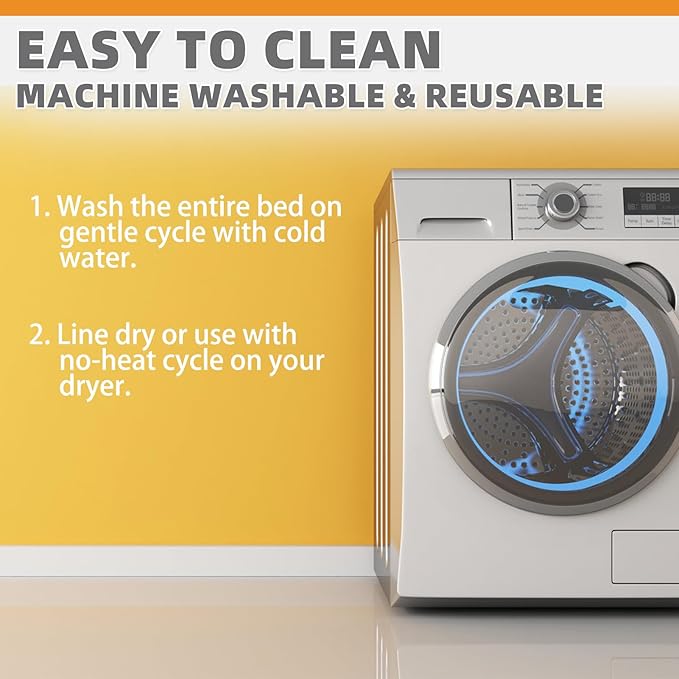 KOOLTAIL Double Used Self Warming Cat Bed Self Heating Cat Dog Mat 28*19inch, Soft Thermal Pet Pad for Indoor Outdoor, Washable Cat Bed Blanket for Large Kitten Puppy Small Animal, Buffalo Plaid Red