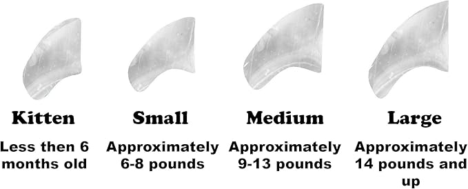 40 Pack Soft Nail Caps for Cat Claws Clear Kitten