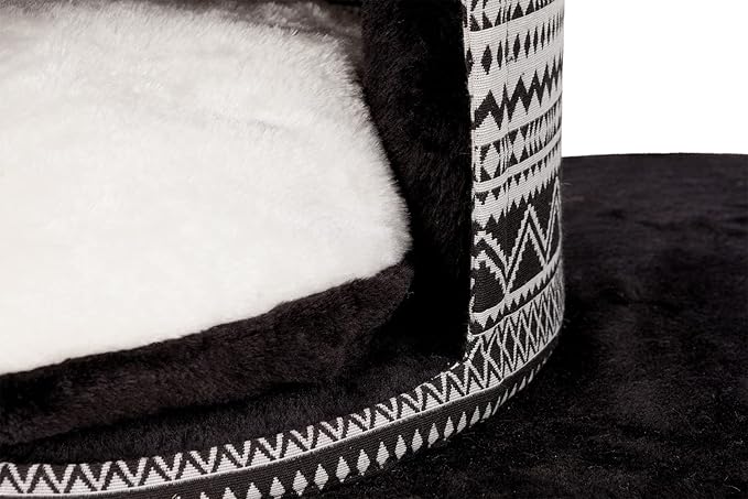 TRIXIE Giada Cat Tower Scratching Post, Condo with Removable Cushion, Hammock, Top Platform Bed 28.66 LBS