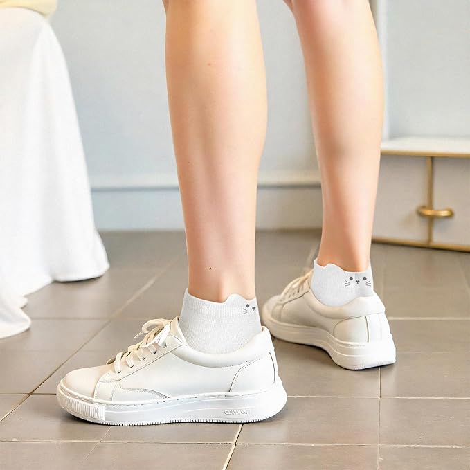 AGRIMONY Women's Cat Socks Cute Animal Socks Dog Valentines Easter Fun Gifts for Women