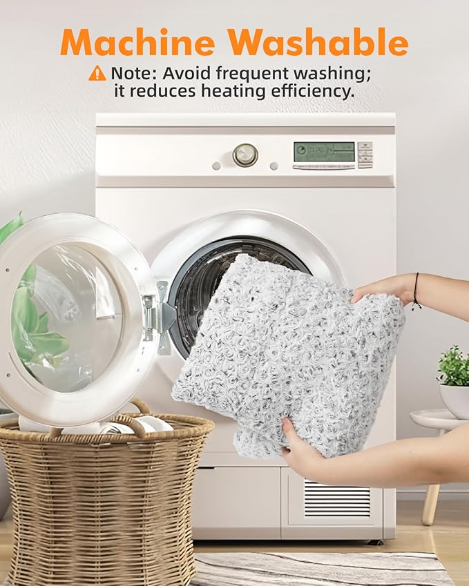 Self Warming Cat Bed 37 x 25.6 in - Cat Beds for Indoor Outdoor Cats and Dogs, Machine Washable Cat Heating Pad, 2 in Thickened Pet Heating Pad for Cats & Dogs, Double Side Premium Soft